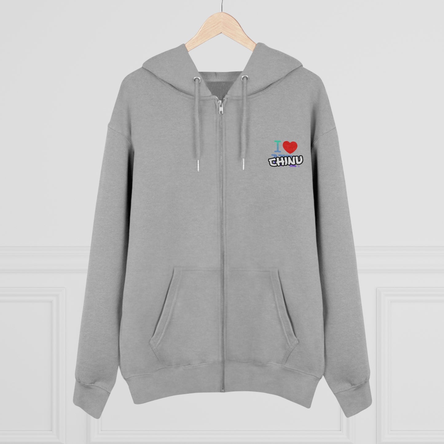 Babai Bachinu - "I <3 Chinu" Men's Zip Hoodie (EU)