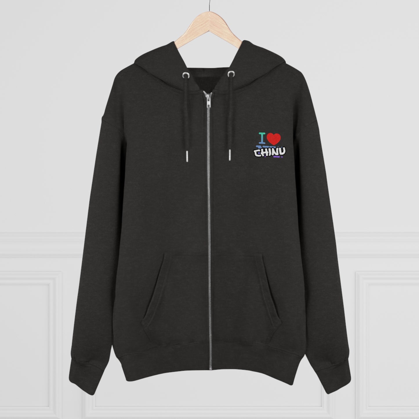 Babai Bachinu - "I <3 Chinu" Men's Zip Hoodie (EU)